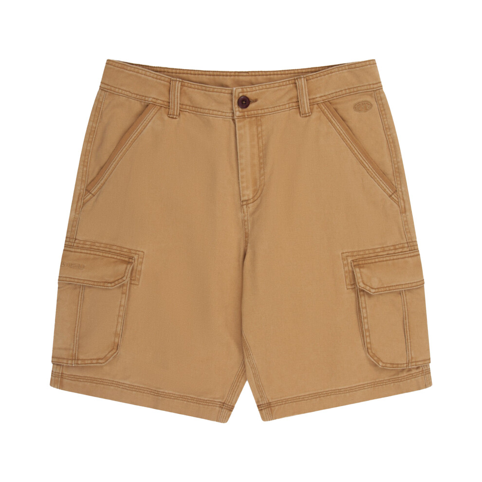 (42R, Mustard) Animal Mens Dusk Twill Cargo Shorts