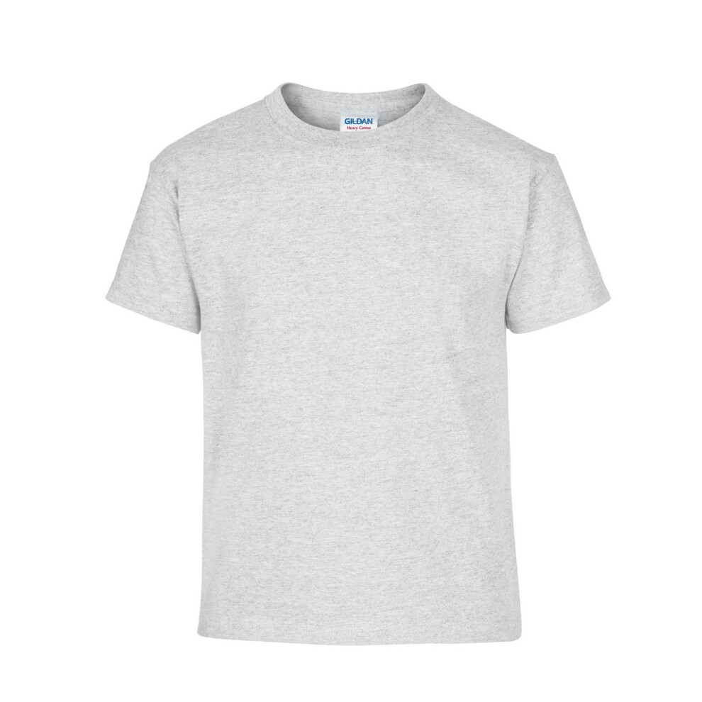 (S, Ash) Gildan Childrens/Kids Heavy Cotton T-Shirt