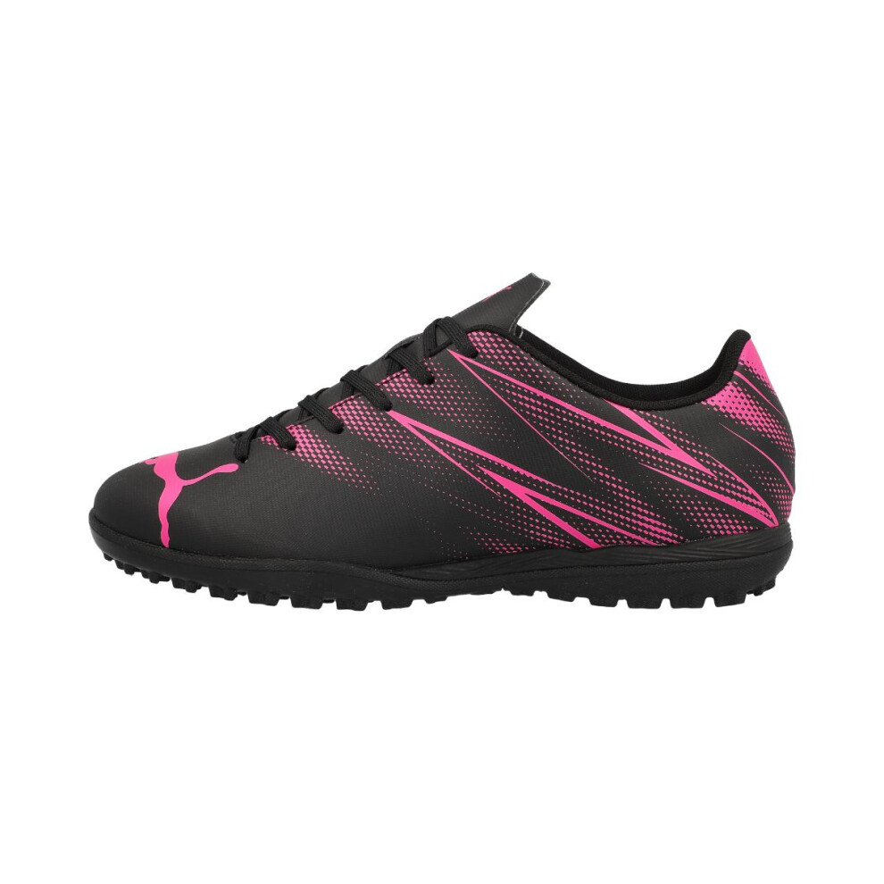 (5 UK, Black/Pink) Puma Childrens/Kids Attacanto Turf Training Football Boots