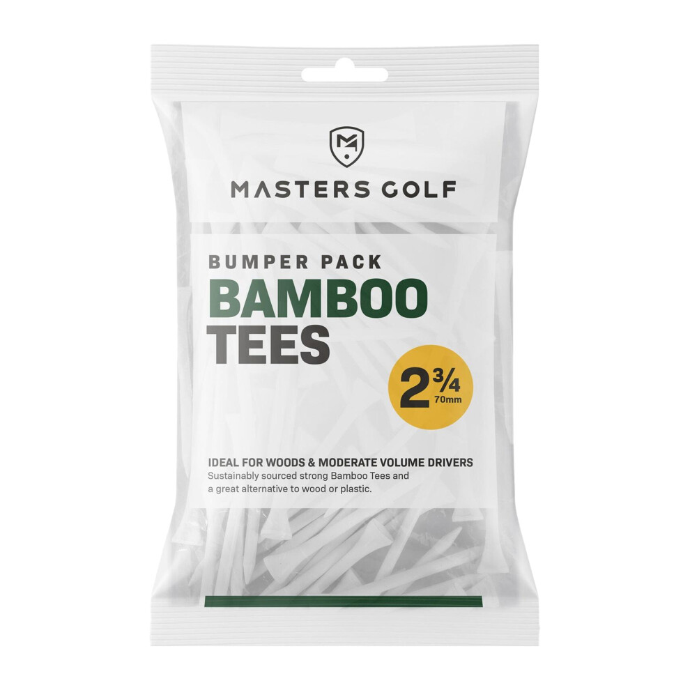 Masters Bamboo Golf Tees (Pack of 110)