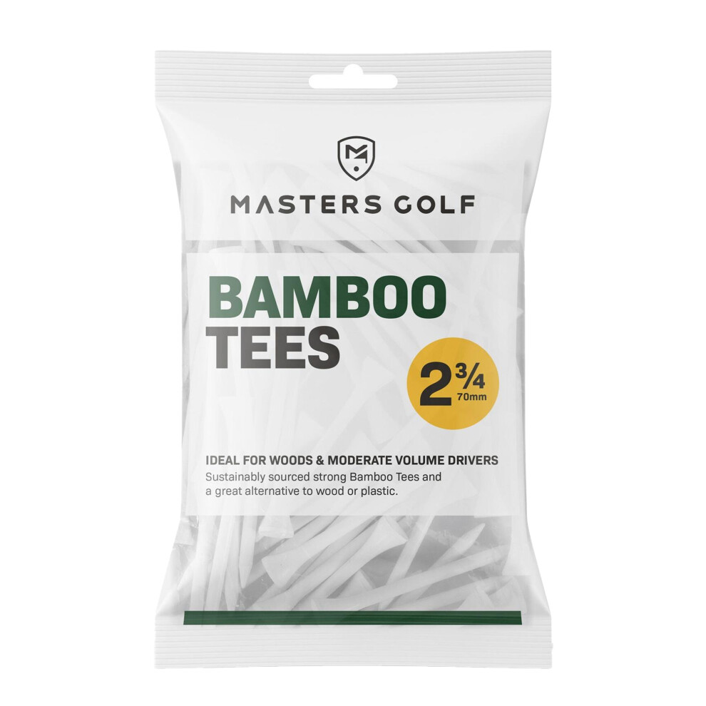 Masters Bamboo Golf Tees (Pack of 20)