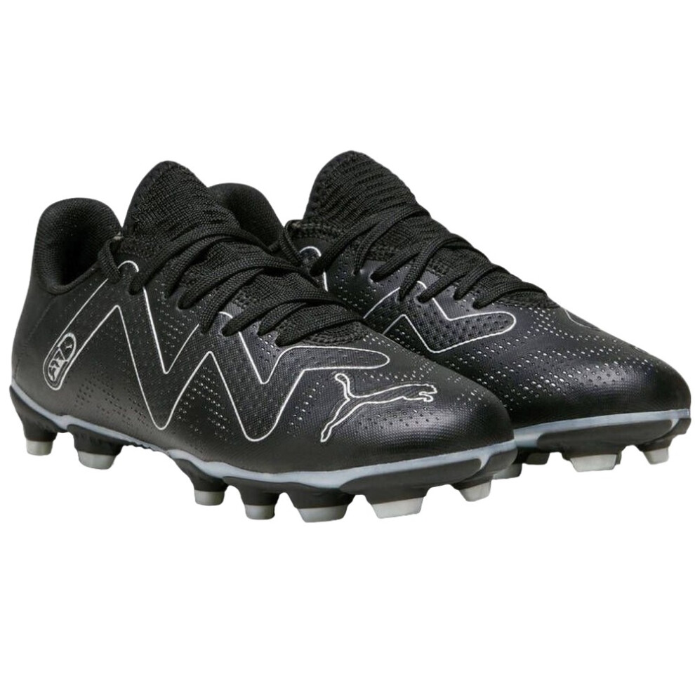 (11.5 UK Child, Black/Silver) Puma Childrens/Kids Future Play Football Boots