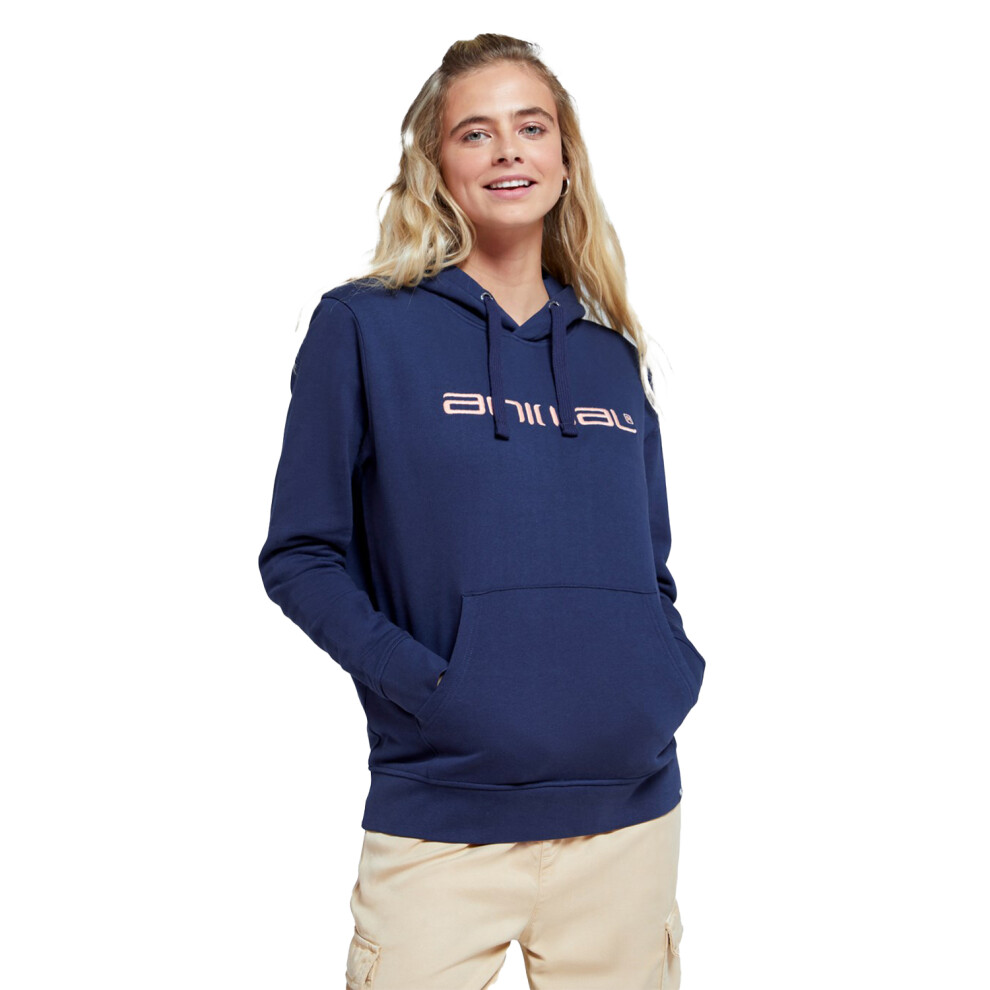 (8 UK, Navy) Animal Womens/Ladies Maya Organic Hoodie