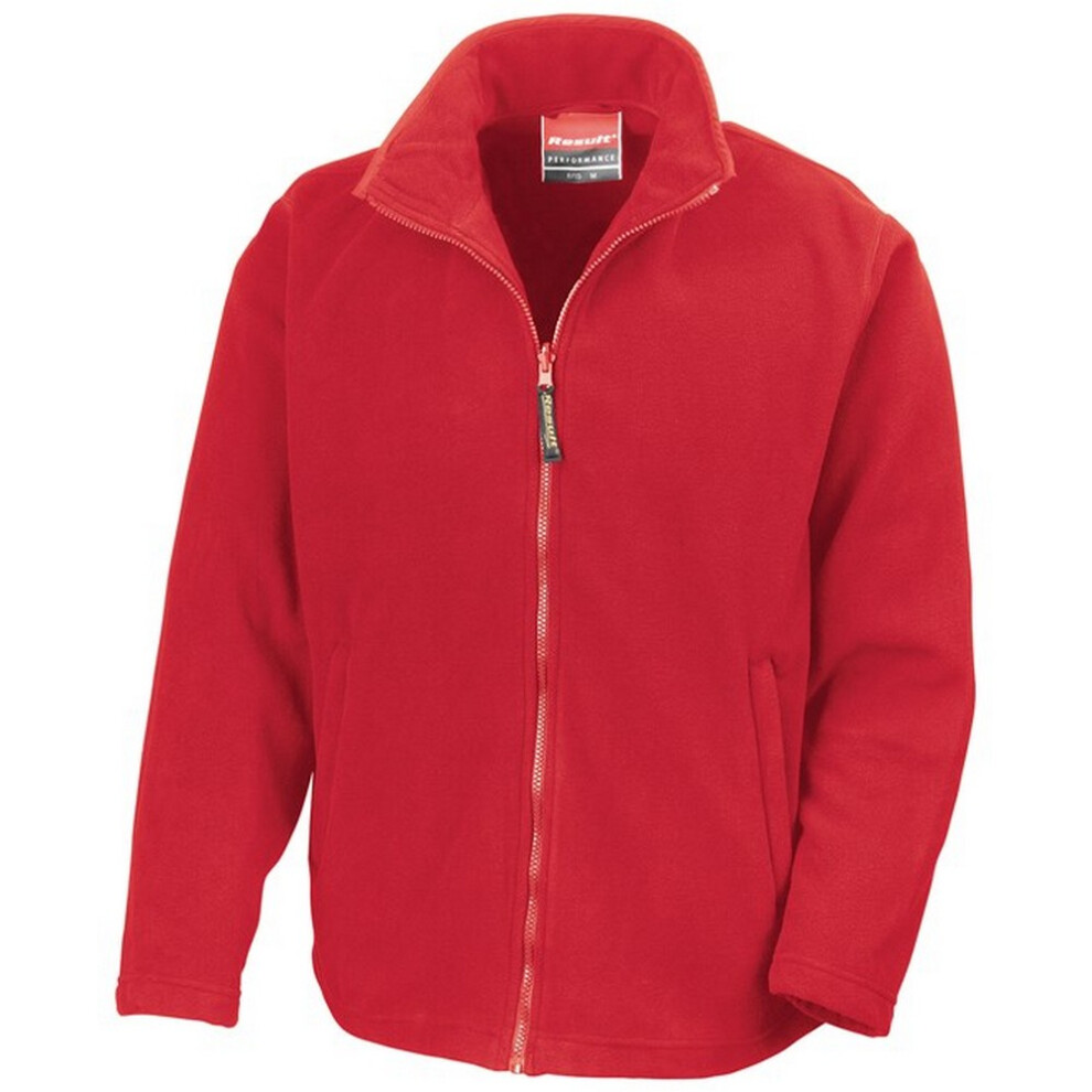 (XS, Red) Result Mens Horizon Micro High Density Compact Fleece Jacket