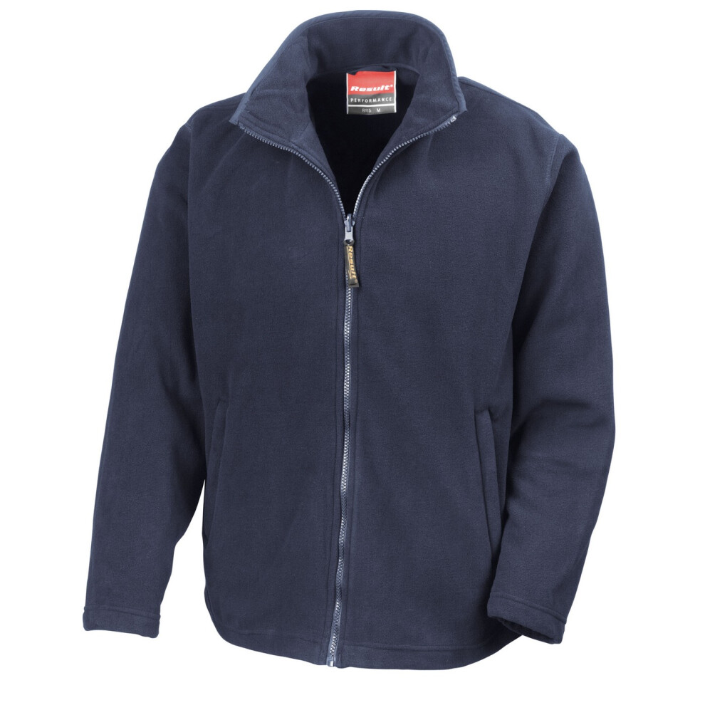 (XS, Navy) Result Mens Horizon Micro High Density Compact Fleece Jacket