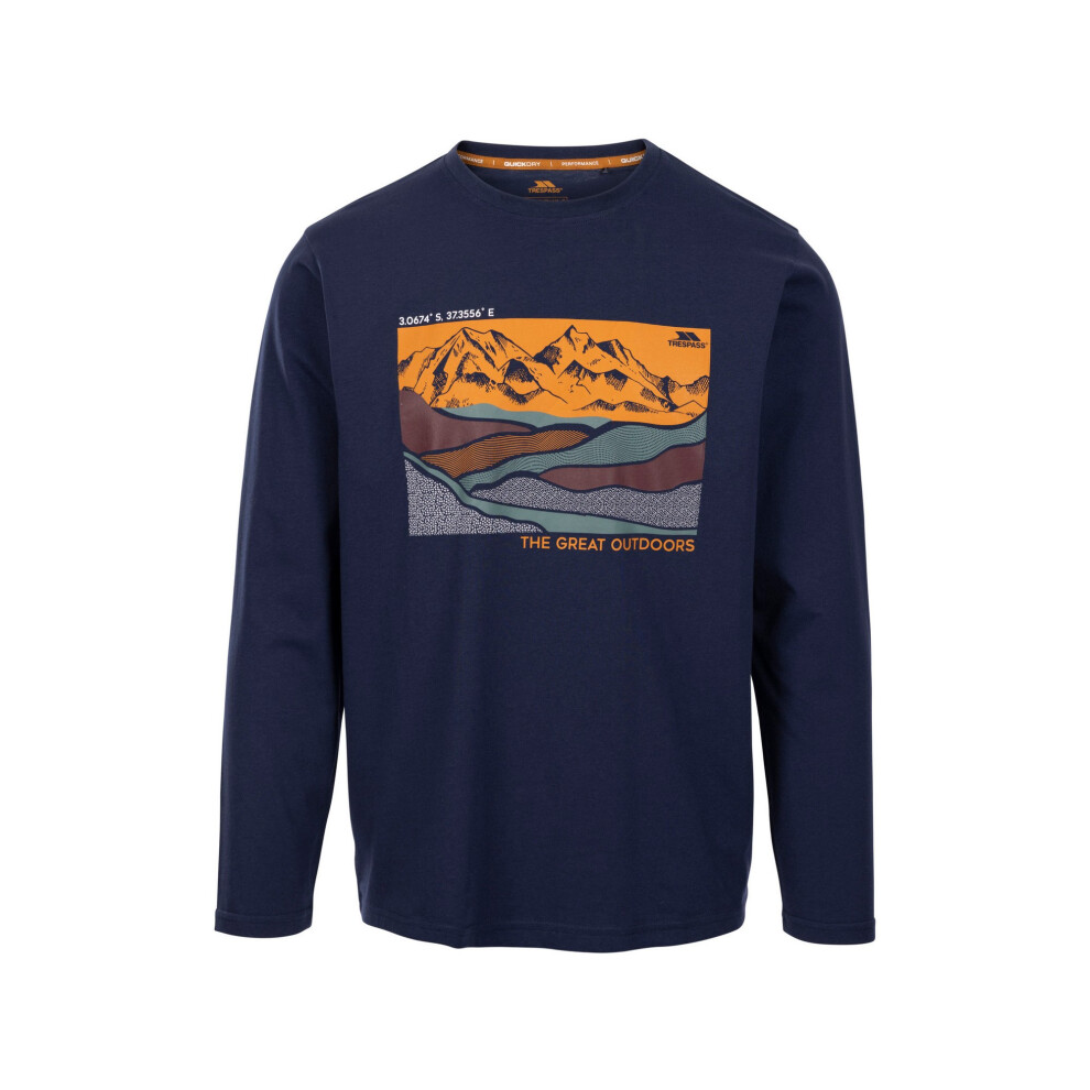 Flinder Printed Long-Sleeved T-Shirt