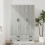 URBN Living (White & Ash Grey) 3 Door 4 Drawer Wardrobe Storage Shelf Hanging Bedroom Modern Furniture 3