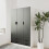 URBN Living (White & Black) 3 Door 4 Drawer Wardrobe Storage Shelf Hanging Bedroom Modern Furniture 2