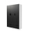 URBN Living (White & Black) 3 Door 4 Drawer Wardrobe Storage Shelf Hanging Bedroom Modern Furniture 5