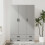 URBN Living (White & Grey) 3 Door 4 Drawer Wardrobe Storage Shelf Hanging Bedroom Modern Furniture 3