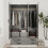 URBN Living (White & Grey) 3 Door 4 Drawer Wardrobe Storage Shelf Hanging Bedroom Modern Furniture 7