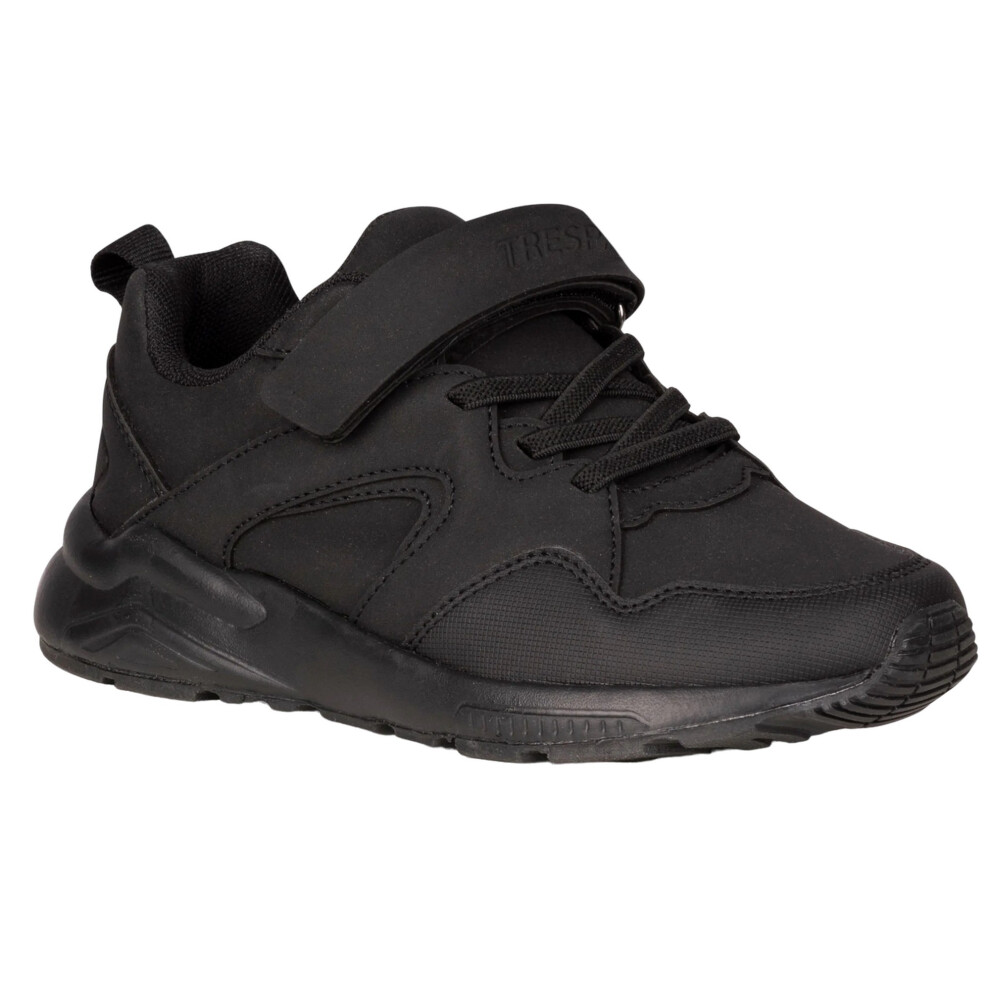 (10.5 UK Child, Black) Trespass Childrens/Kids Kam Trainers
