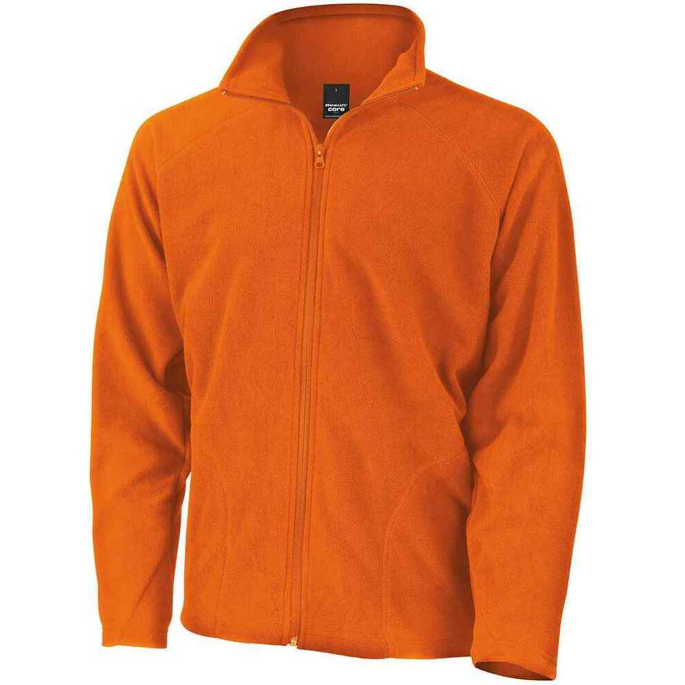 (M, Orange) Result Core Mens Microfleece Jacket