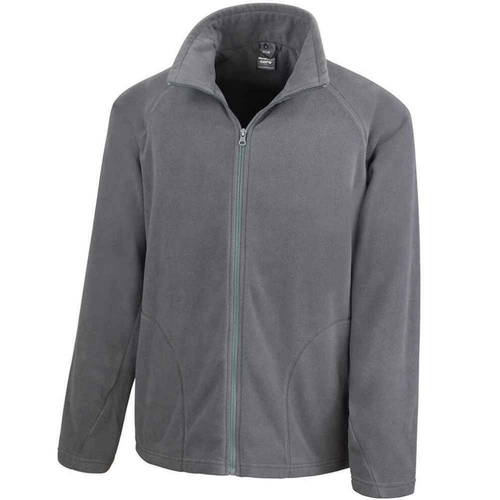 (M, Charcoal) Result Core Mens Microfleece Jacket