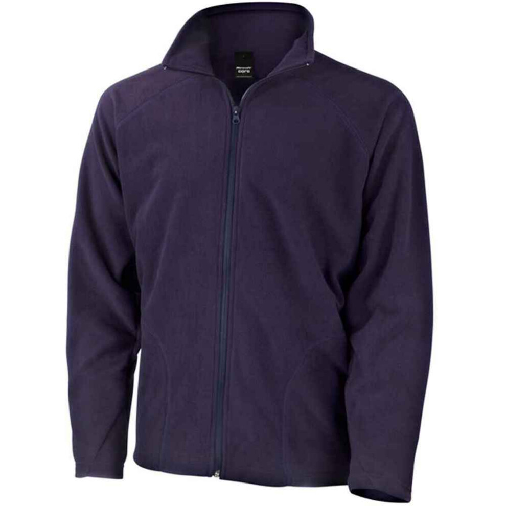 (3XL, Navy) Result Core Mens Microfleece Jacket