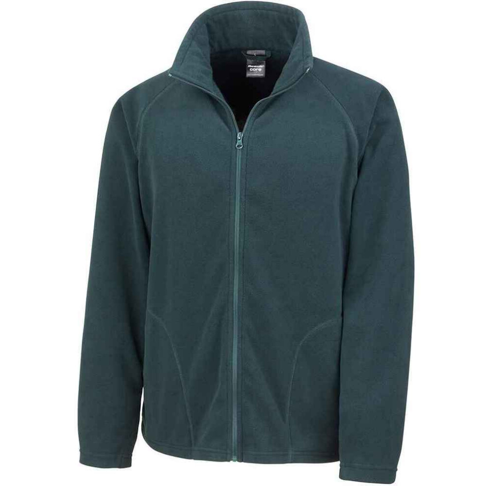 (M, Forest Green) Result Core Mens Microfleece Jacket