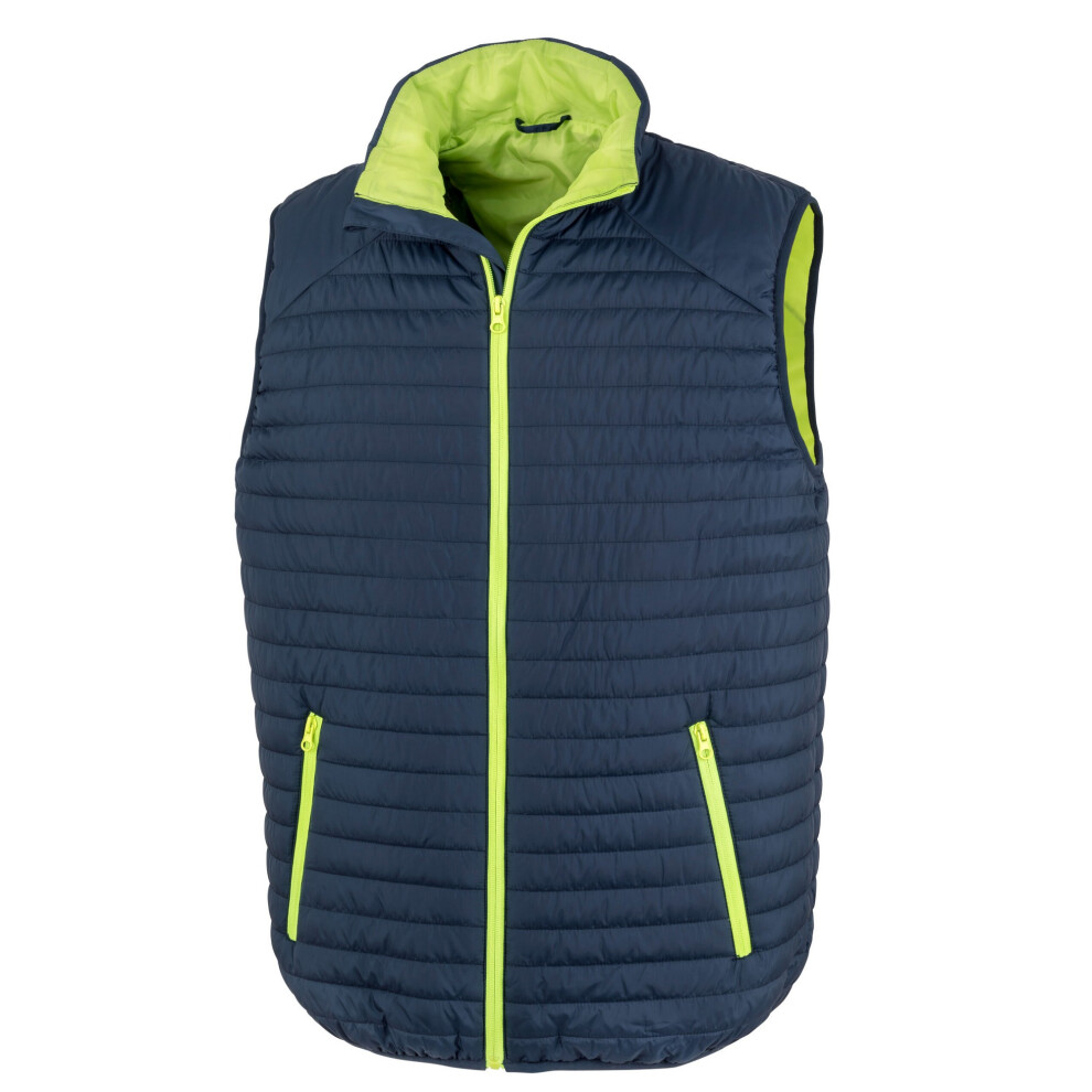 (XXL, Navy) Result Unisex Adult Thermoquilt Gilet