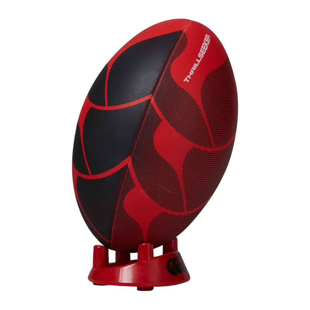 (5, Red/Black) Canterbury Thrillseeker Rugby Ball