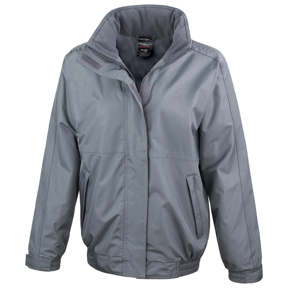 (8 UK, Grey) Result Core Womens/Ladies Channel Blouson Jacket