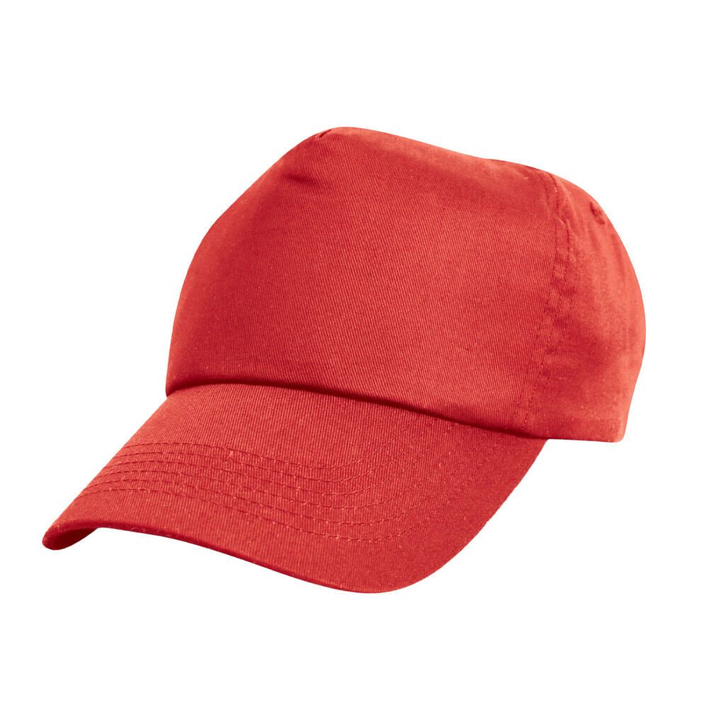 (One Size, Red) Result Headwear Cotton Baseball Cap