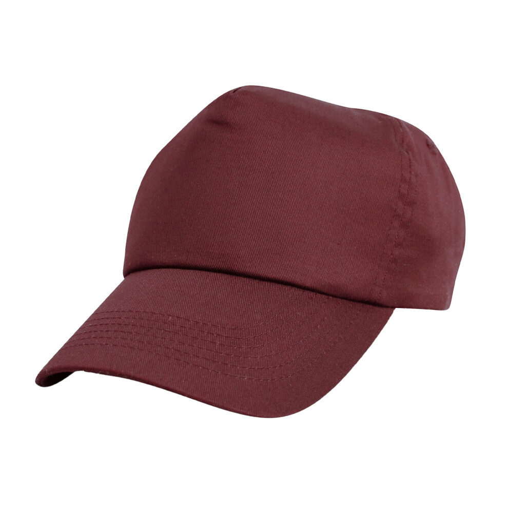 (One Size, Burgundy) Result Headwear Cotton Baseball Cap