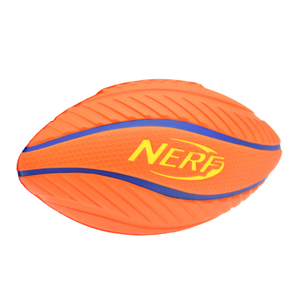 (6.5in, Orange/Blue) Nerf Spiral Grip Foam Mini American Football