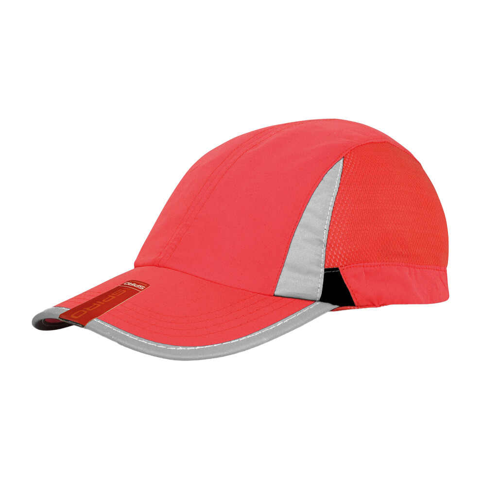 (One Size, Red/Black) Result Headwear Spiro Sport Cap