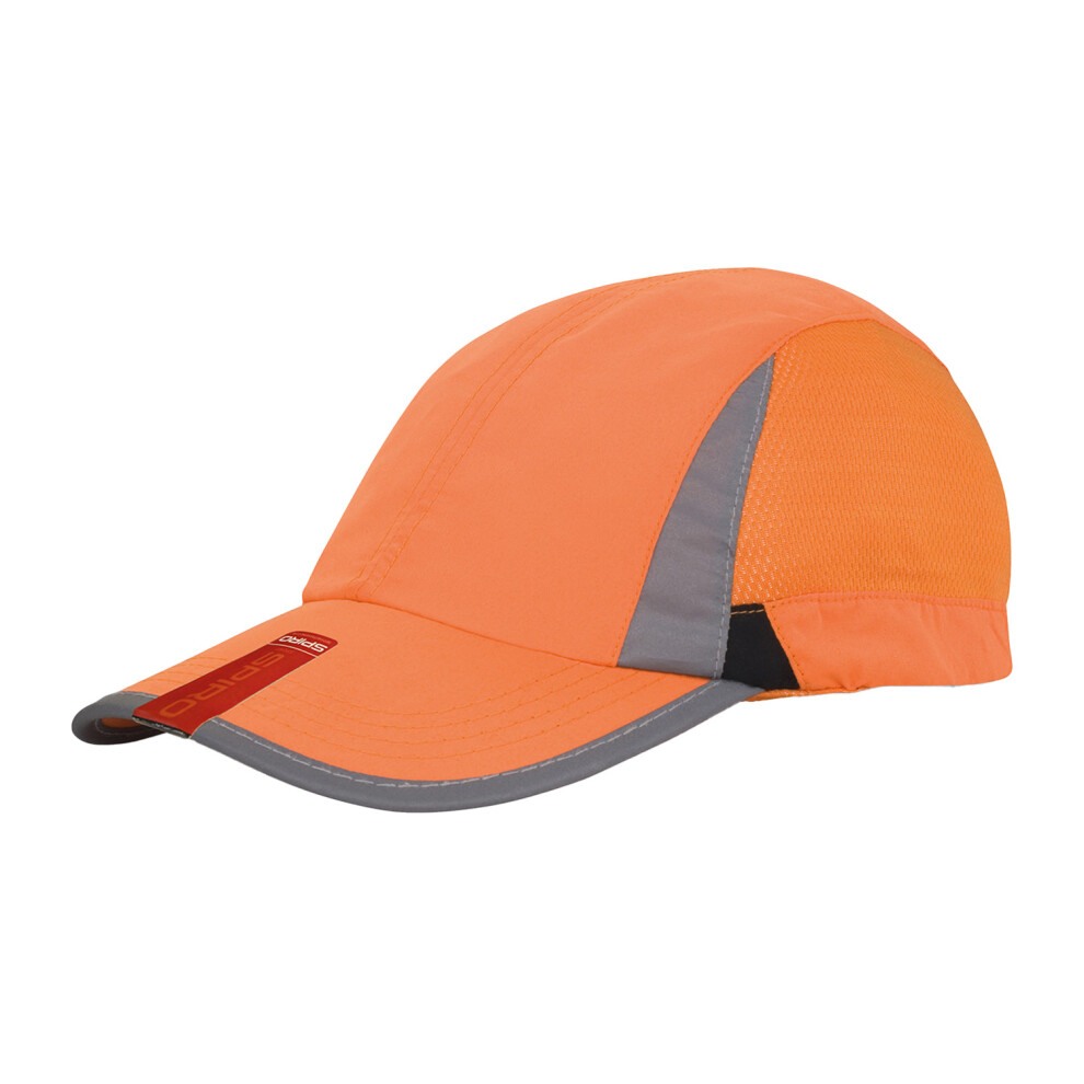 (One Size, Orange/Black) Result Headwear Spiro Sport Cap