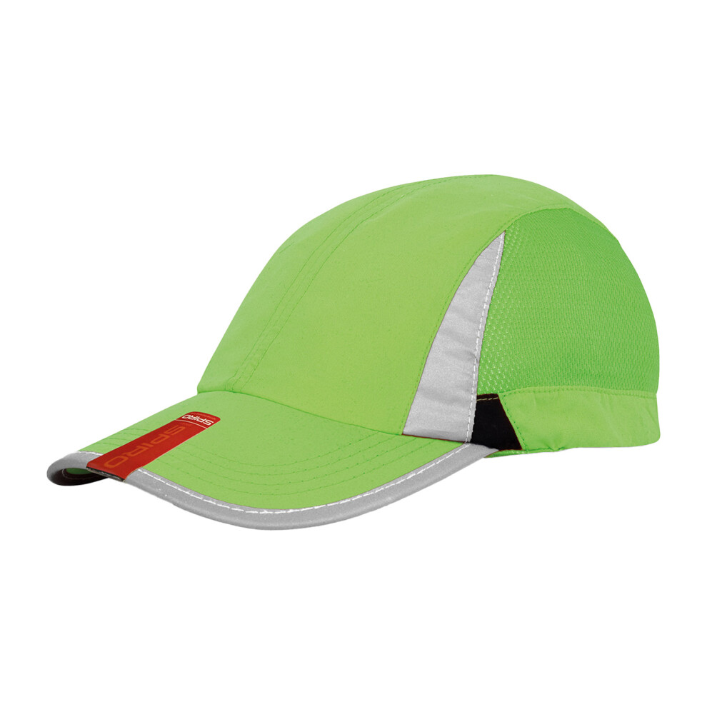 (One Size, Lime/Black) Result Headwear Spiro Sport Cap