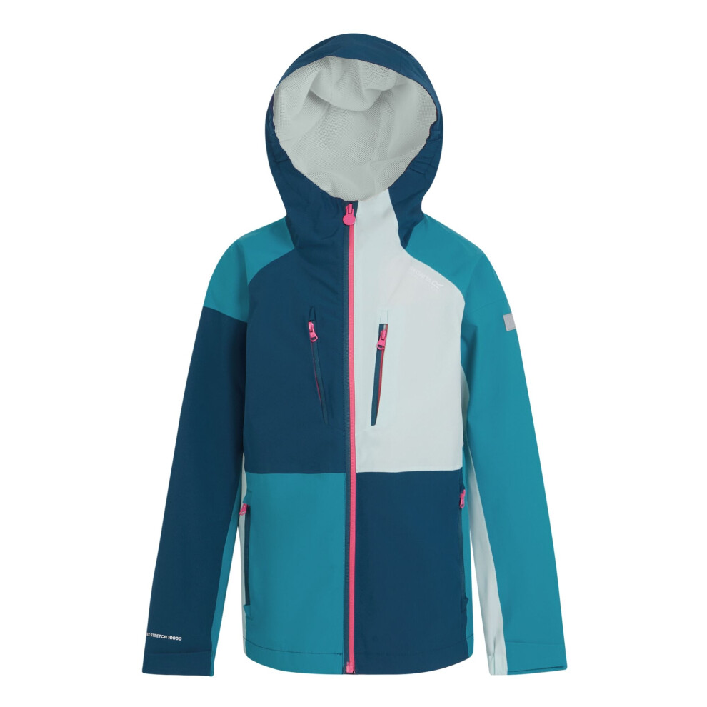 (15-16 Years, Moroccan Blue/Tahoe Blue) Regatta Childrens/Kids Highton V Full Zip Hoodie