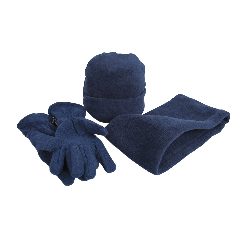 (S, Navy) Result Winter Essentials Polartherm Accessories Set