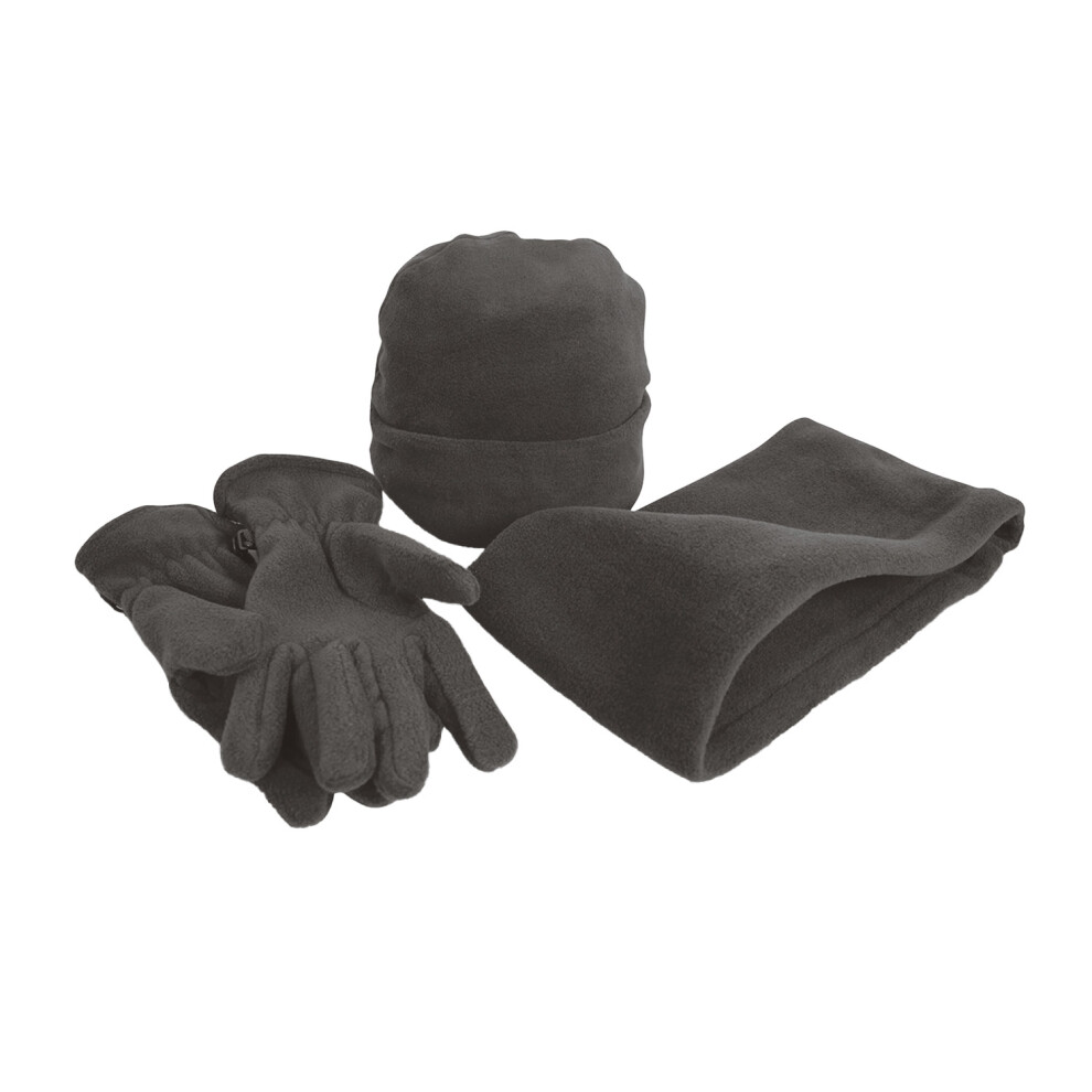 (L, Charcoal) Result Winter Essentials Polartherm Accessories Set