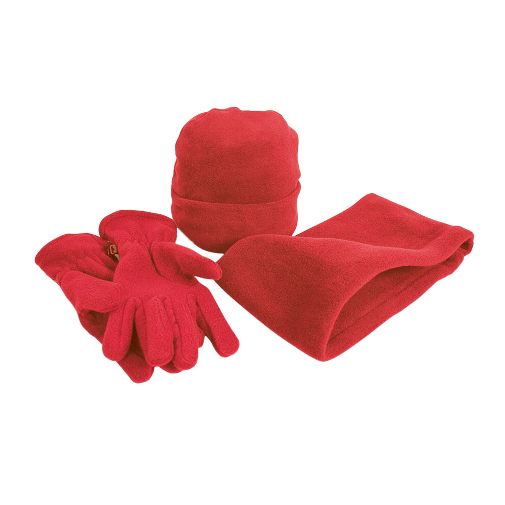 (S, Red) Result Winter Essentials Polartherm Accessories Set