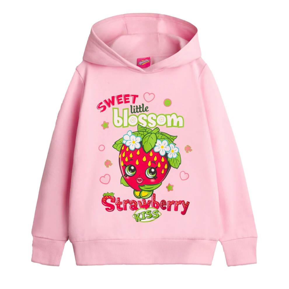 (3-4 Years, Multicoloured) Shopkins Childrens/Kids Strawberry Kiss Hoodie