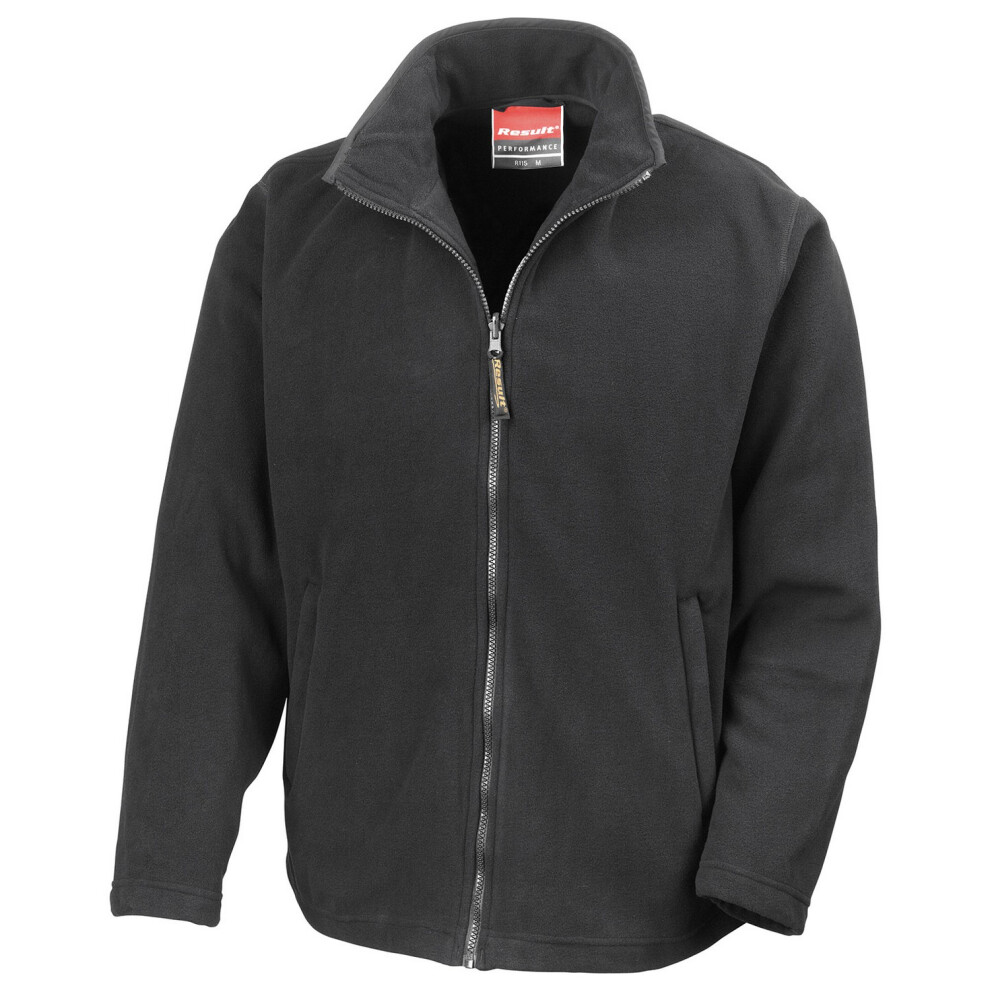 (XS, Black) Result Mens Horizon High Grade Microfleece Jacket