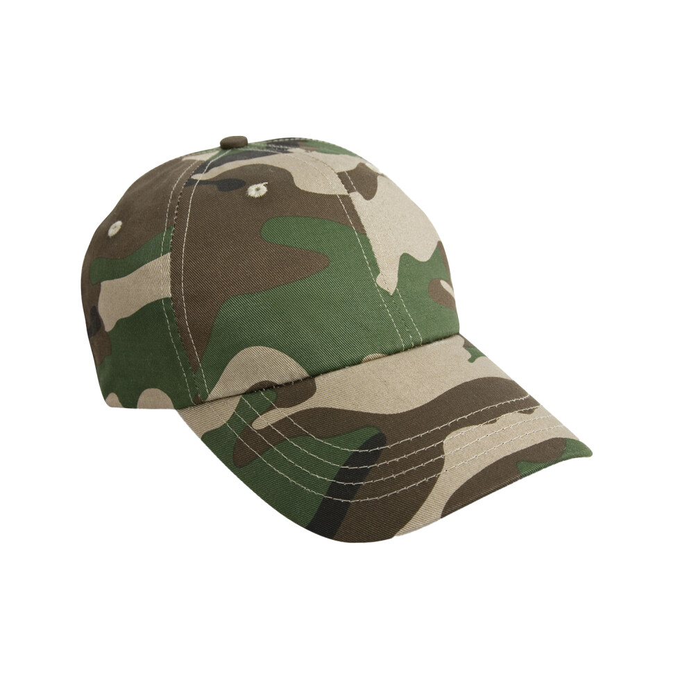 Result Headwear Pro Style Camo Cotton Drill Cap