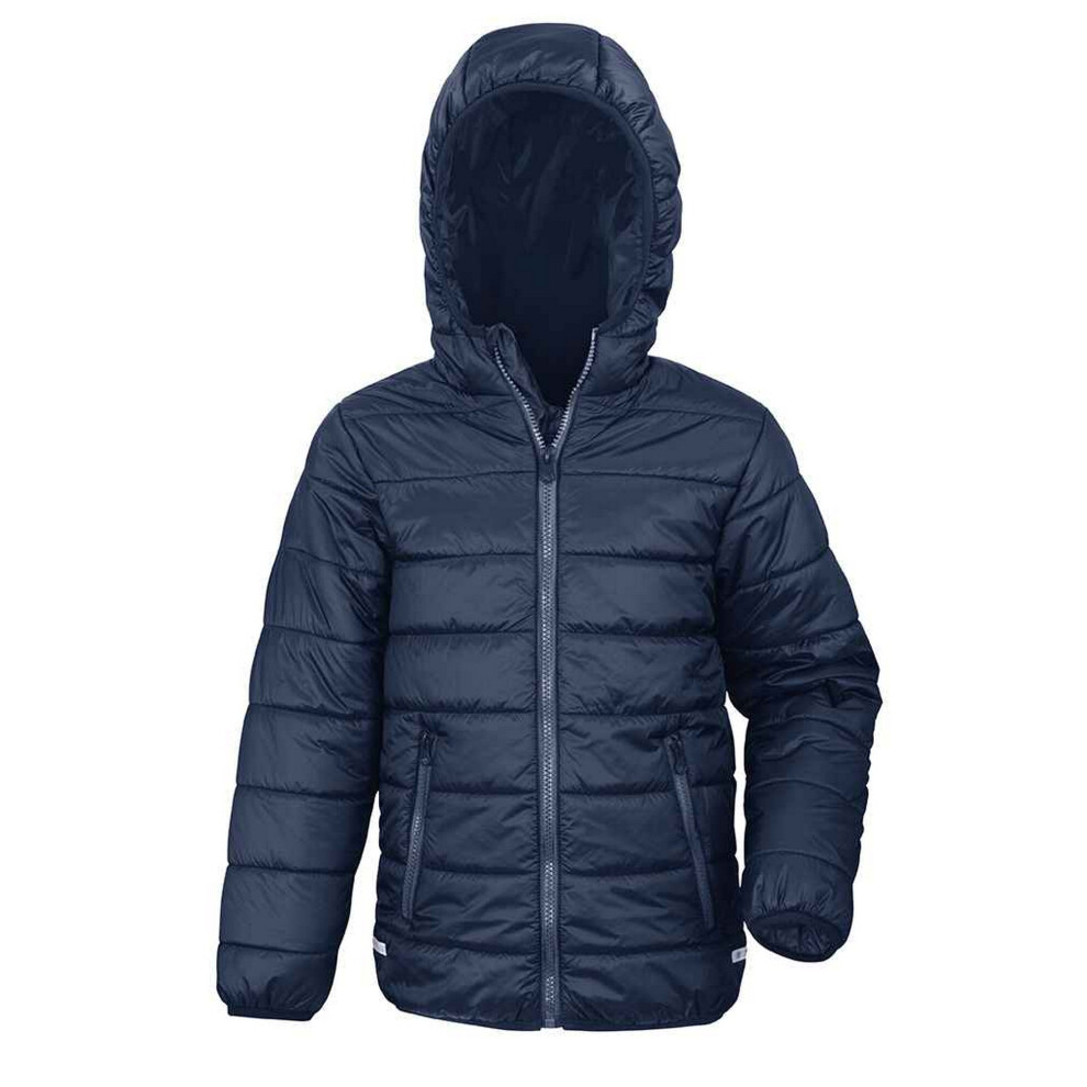 (9-10 Years, Navy) Result Core Childrens/Kids Soft Padded Jacket