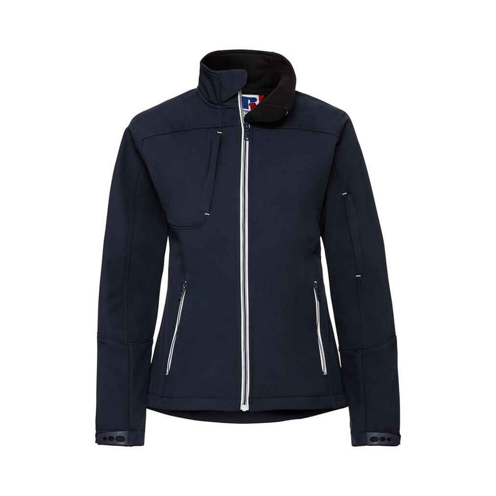 (XXL, French Navy) Russell Womens/Ladies Bionic Soft Shell Jacket