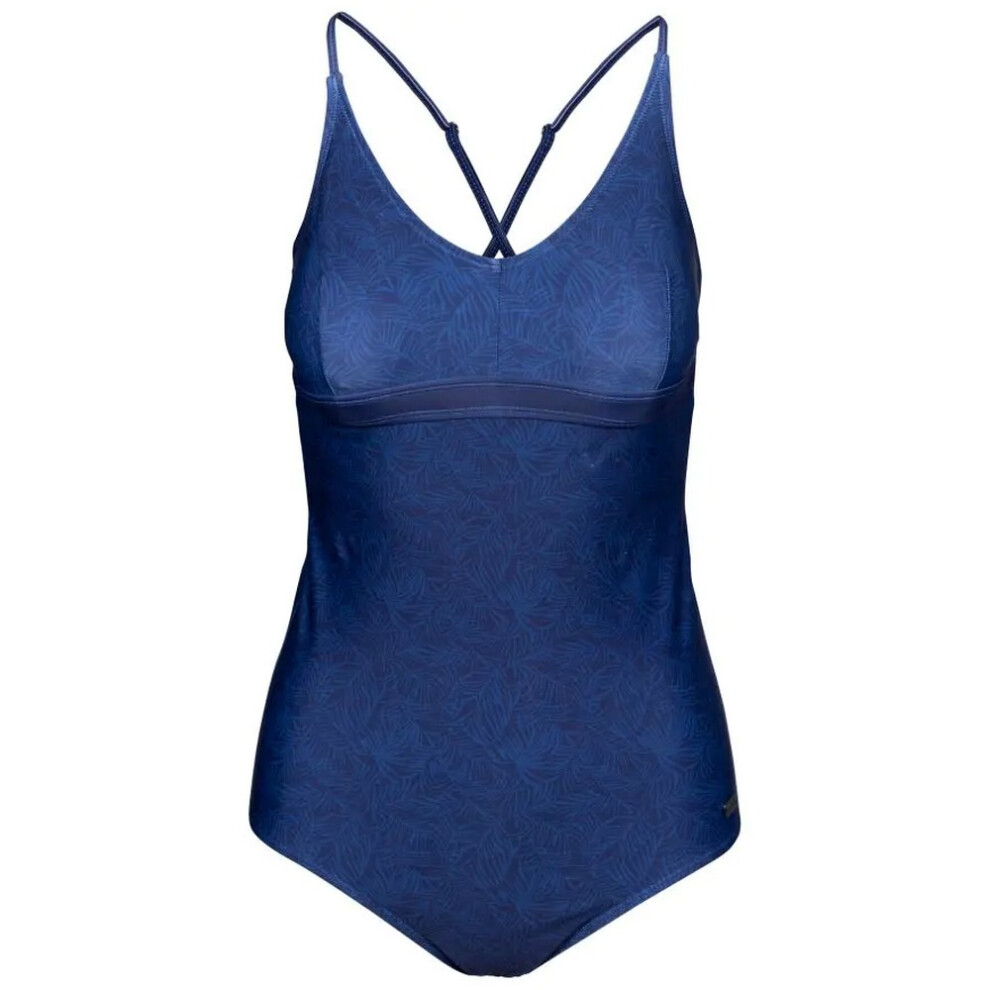 Trespass (S, ) / Mimi Palm Leaf One Piece Swimsuit Women's Blue