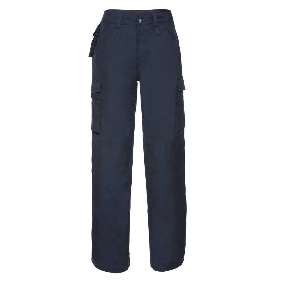 Russell Men's Blue (30L, French Navy) Heavy Duty Work Trousers 30L