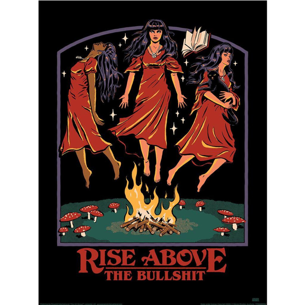 Steven Rhodes Rise Above The Bullshit Print