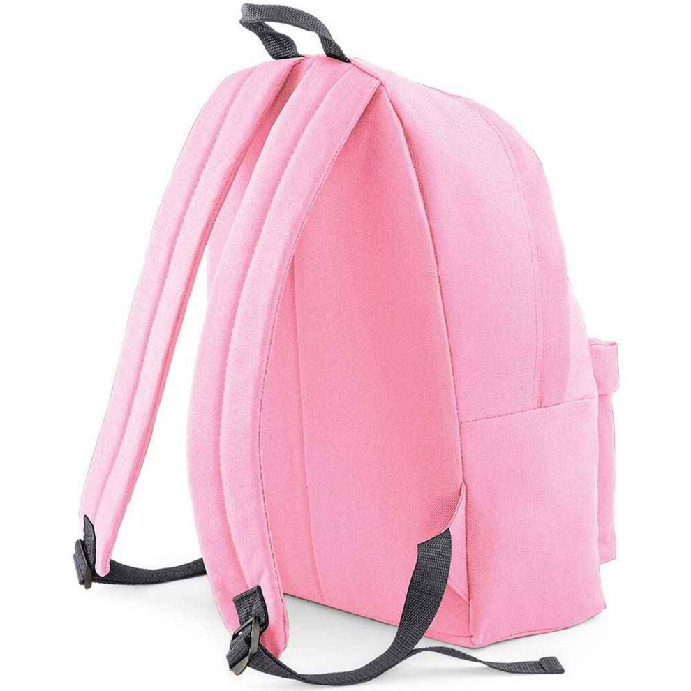 (One Size, Classic Pink/Dark Grey) Bagbase Original Fashion Backpack