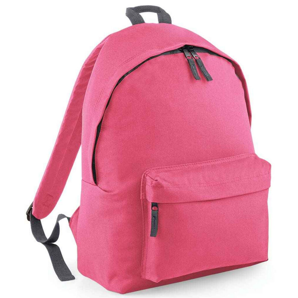 (One Size, True Pink/Light Grey) Bagbase Original Fashion Backpack