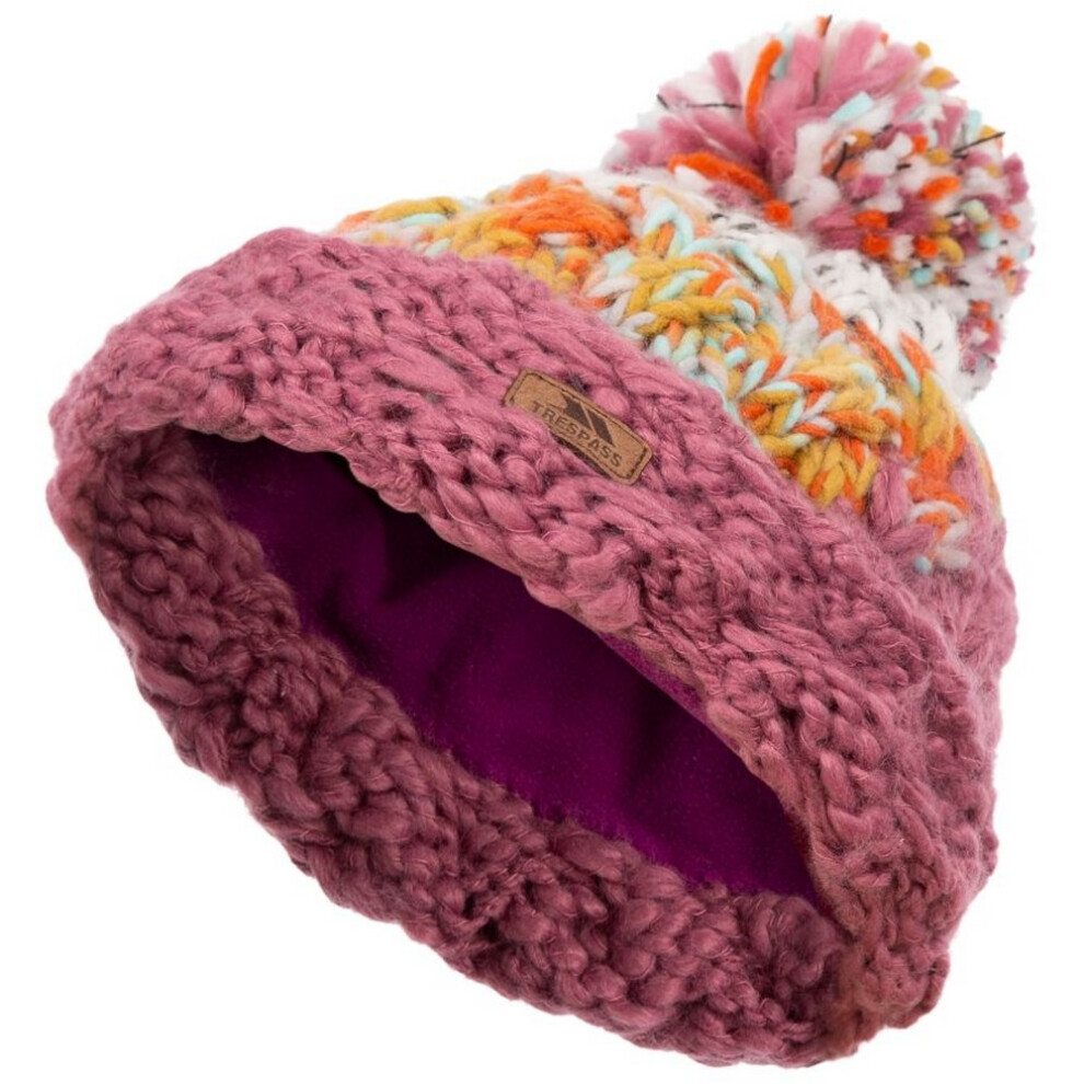 (8-10 Years, Rose Blush) Trespass Childrens/Kids Sprig Beanie