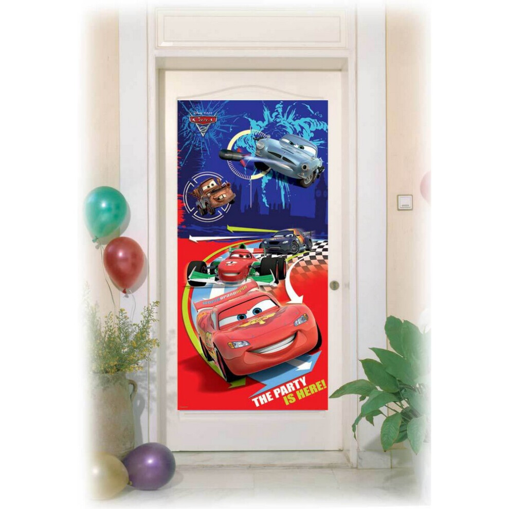 Cars Characters Door Poster