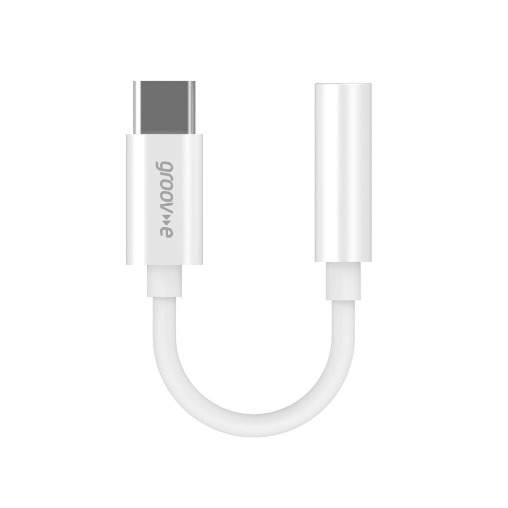 Groov-e Audio Adapter USB-C to 3.5mm Female AUX Adapter 10cm