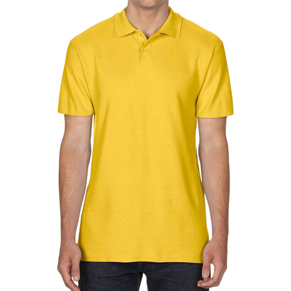 (4XL, Daisy) Gildan Unisex Adult Softstyle Polo Shirt