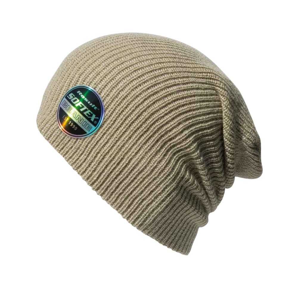 (One Size, Oatmeal) Result Core Unisex Adult Softex Beanie