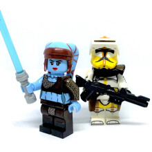 Commandant Bly Jedi Aayla Secura Star Wars Clone Wars 327th Star Corps Custom-minifiguren