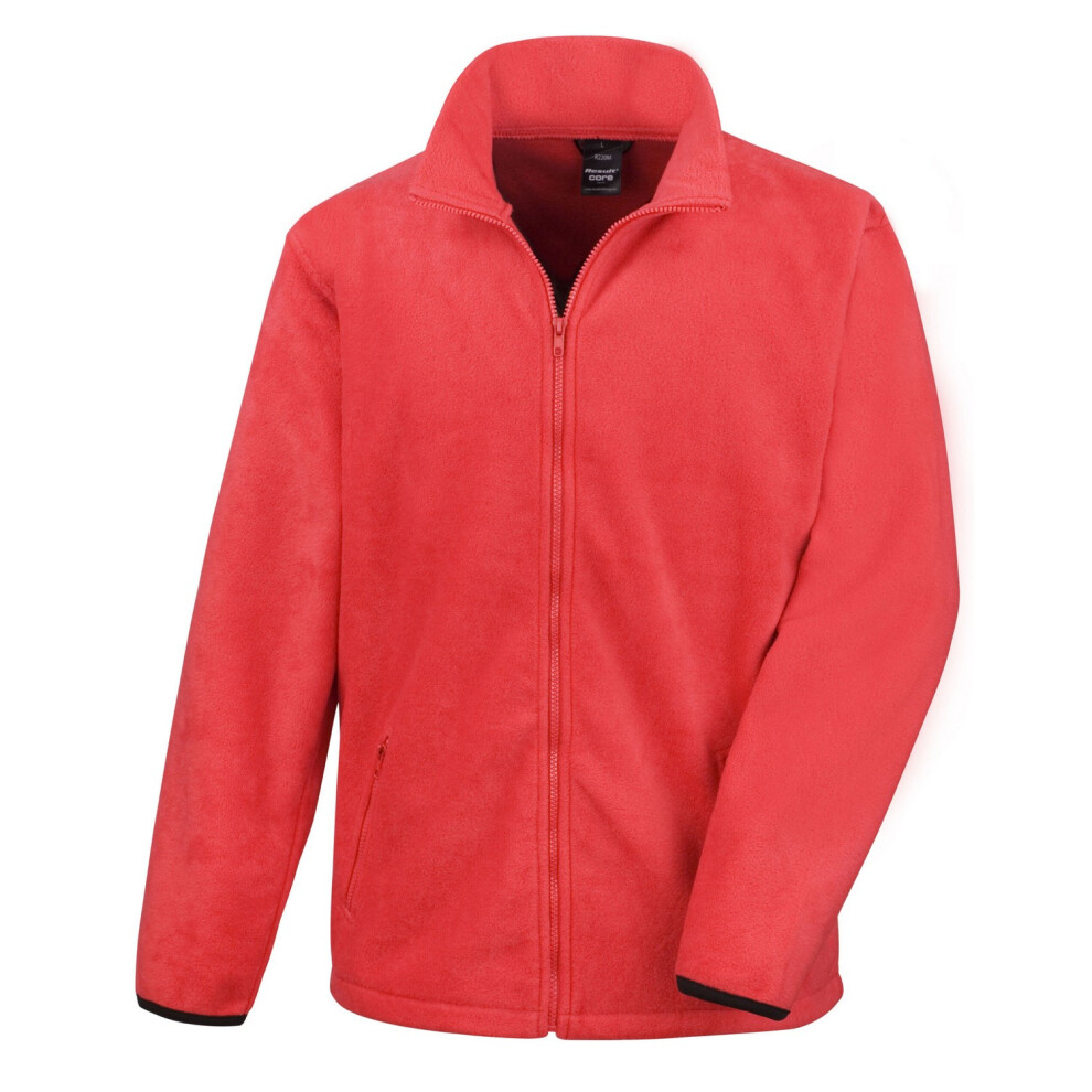 (M, Flame Red) Result Core Mens Norse Outdoor Fleece Jacket